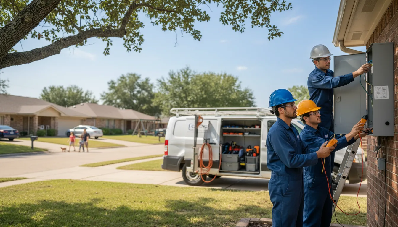 Certified electrician providing emergency electrical services in Kidder, MO